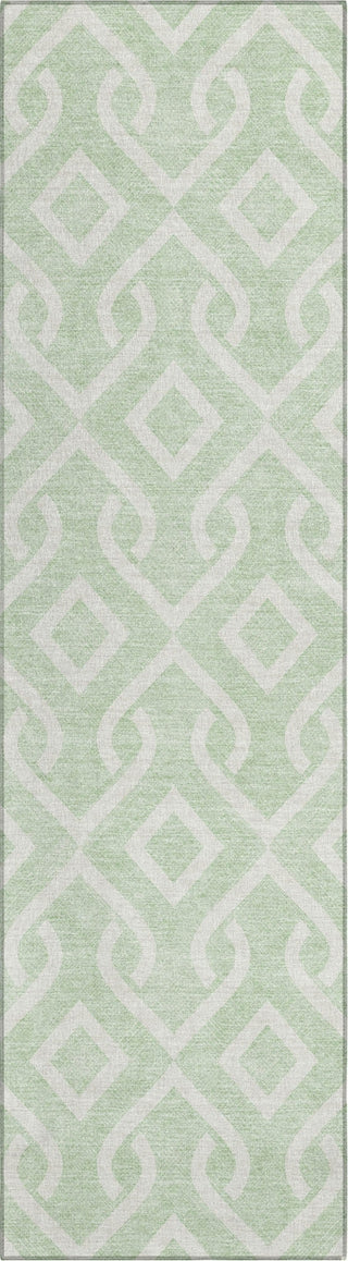 Piper Looms Chantille Geometric ACN621 Mint Area Rug