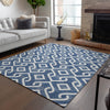 Piper Looms Chantille Geometric ACN621 Navy Area Rug