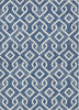 Piper Looms Chantille Geometric ACN621 Navy Area Rug