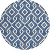 Piper Looms Chantille Geometric ACN621 Navy Area Rug