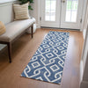 Piper Looms Chantille Geometric ACN621 Navy Area Rug