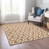 Piper Looms Chantille Geometric ACN621 Paprika Area Rug Lifestyle Image Feature