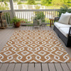 Piper Looms Chantille Geometric ACN621 Paprika Area Rug