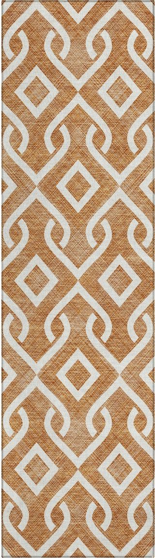 Piper Looms Chantille Geometric ACN621 Paprika Area Rug