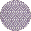 Piper Looms Chantille Geometric ACN621 Purple Area Rug