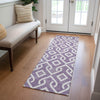 Piper Looms Chantille Geometric ACN621 Purple Area Rug