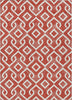 Piper Looms Chantille Geometric ACN621 Red Area Rug