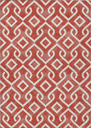 Piper Looms Chantille Geometric ACN621 Red Area Rug