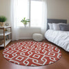 Piper Looms Chantille Geometric ACN621 Red Area Rug