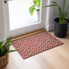 Piper Looms Chantille Geometric ACN621 Red Area Rug