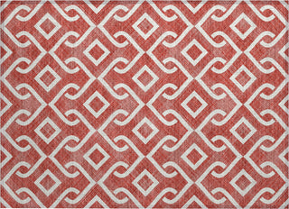 Piper Looms Chantille Geometric ACN621 Red Area Rug