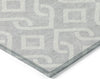 Piper Looms Chantille Geometric ACN621 Silver Area Rug