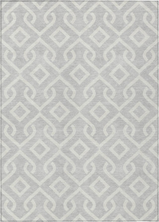 Piper Looms Chantille Geometric ACN621 Silver Area Rug