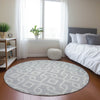 Piper Looms Chantille Geometric ACN621 Silver Area Rug