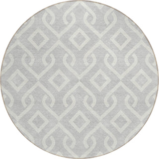 Piper Looms Chantille Geometric ACN621 Silver Area Rug