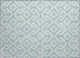 Piper Looms Chantille Geometric ACN621 Sky Area Rug