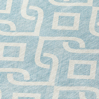 Piper Looms Chantille Geometric ACN621 Sky Area Rug