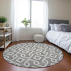 Piper Looms Chantille Geometric ACN621 Taupe Area Rug