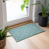 Piper Looms Chantille Geometric ACN621 Teal Area Rug