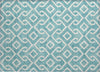 Piper Looms Chantille Geometric ACN621 Teal Area Rug