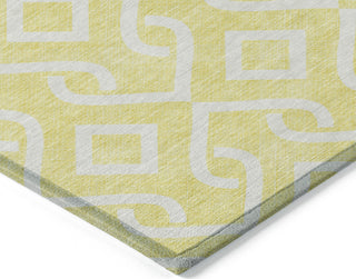 Piper Looms Chantille Geometric ACN621 Yellow Area Rug