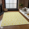 Piper Looms Chantille Geometric ACN621 Yellow Area Rug