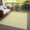 Piper Looms Chantille Geometric ACN621 Yellow Area Rug