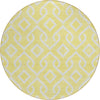 Piper Looms Chantille Geometric ACN621 Yellow Area Rug