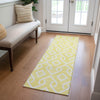 Piper Looms Chantille Geometric ACN621 Yellow Area Rug