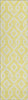 Piper Looms Chantille Geometric ACN621 Yellow Area Rug