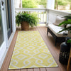 Piper Looms Chantille Geometric ACN621 Yellow Area Rug