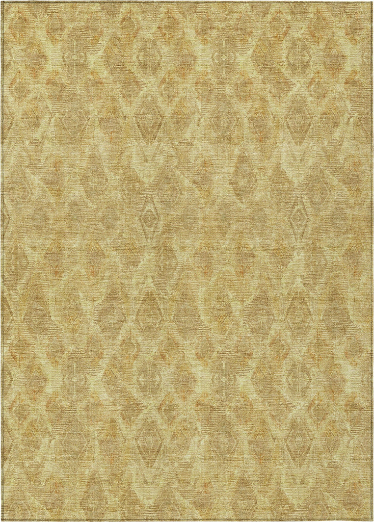 Piper Looms Chantille Diamond ACN622 Gold Area Rug