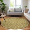 Piper Looms Chantille Diamond ACN622 Gold Area Rug