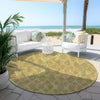 Piper Looms Chantille Diamond ACN622 Gold Area Rug