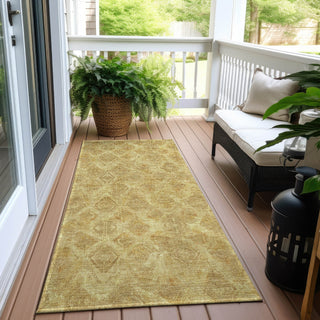 Piper Looms Chantille Diamond ACN622 Gold Area Rug