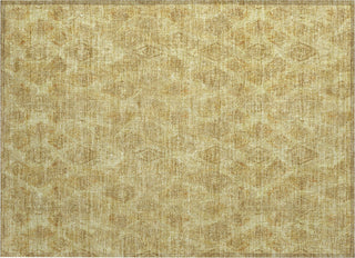 Piper Looms Chantille Diamond ACN622 Gold Area Rug