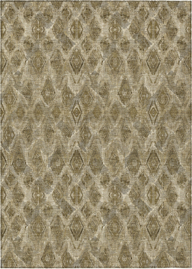 Piper Looms Chantille Diamond ACN622 Mocha Area Rug