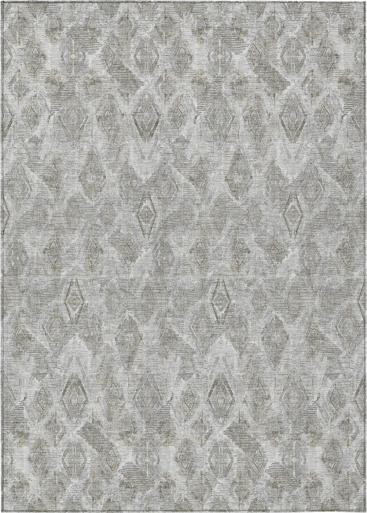 Piper Looms Chantille Diamond ACN622 Silver Area Rug