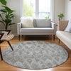 Piper Looms Chantille Diamond ACN622 Silver Area Rug