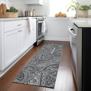 Piper Looms Chantille Paisley ACN623 Gray Area Rug