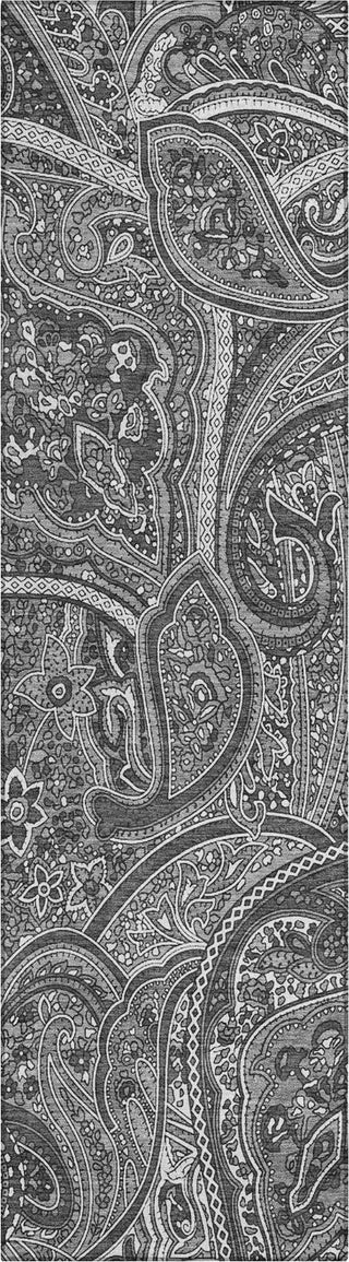 Piper Looms Chantille Paisley ACN623 Gray Area Rug