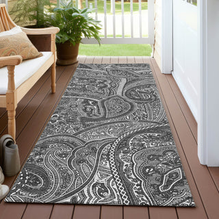 Piper Looms Chantille Paisley ACN623 Gray Area Rug