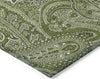 Piper Looms Chantille Paisley ACN623 Green Area Rug