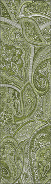Piper Looms Chantille Paisley ACN623 Green Area Rug