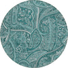 Piper Looms Chantille Paisley ACN623 Teal Area Rug