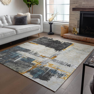 Piper Looms Chantille Modern ACN624 Charcoal Area Rug