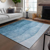 Piper Looms Chantille Ombre ACN625 Blue Area Rug