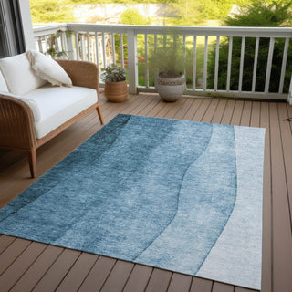 Piper Looms Chantille Ombre ACN625 Blue Area Rug