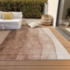 Piper Looms Chantille Ombre ACN625 Brown Area Rug