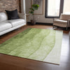 Piper Looms Chantille Ombre ACN625 Olive Area Rug Lifestyle Image Feature